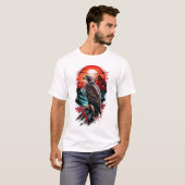 部族の太陽グラフィックTシャツ Tシャツ (正面フル)