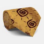 部族の太陽パターン ネクタイ (ロール)