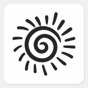 部族の太陽 スクエアシール