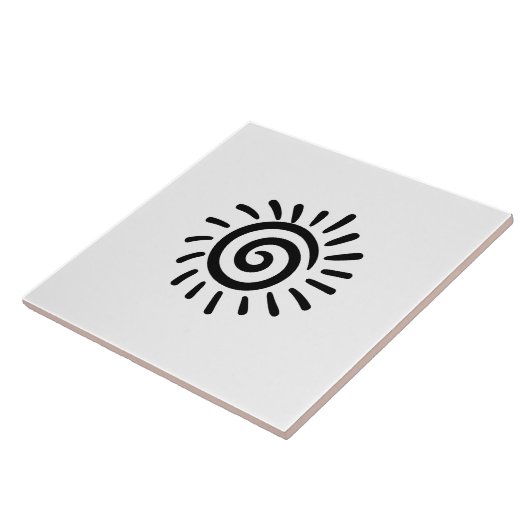 部族の太陽 タイル (側面)