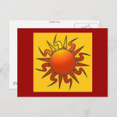 部族の太陽 ポストカード (正面/裏面)
