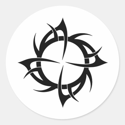 部族の太陽 ラウンドシール (正面)