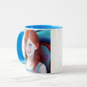 部族の子供 |リトルかわいらし・レッドヘッド・ガール マグカップ (正面左)