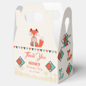 部族の幾何学的キツネカラフルパターン誕生日 フェイバーボックス (オープン)