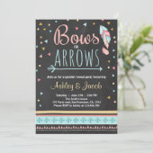 部族の性別を明らかにする招待の男の子か女の子 招待状 (スタンド正面)