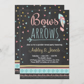 部族の性別を明らかにする招待の男の子か女の子 招待状 (正面/裏面)