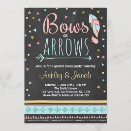 部族の性別を明らかにする招待の男の子か女の子 招待状