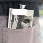 部族の戦士のクラシックフラスコ フラスク (インサイチュ)