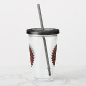 部族の戦士の王の儀式のマスク アクリルタンブラー (左)