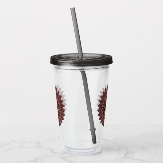 部族の戦士の王の儀式のマスク アクリルタンブラー (左)