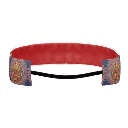 部族の戦士の王の儀式のマスク アスレチックヘッドバンド (裏面)