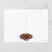 部族の戦士の王の儀式のマスク シーズンポストカード (裏面)