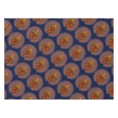 部族の戦士の王の儀式のマスク テーブルクロス (正面(横))