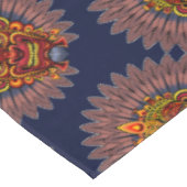 部族の戦士の王の儀式のマスク テーブルクロス (アングル)