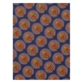 部族の戦士の王の儀式のマスク テーブルクロス (正面)