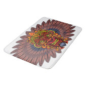 部族の戦士の王の儀式のマスク バスマット (アングル)