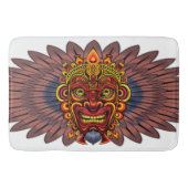 部族の戦士の王の儀式のマスク バスマット (正面)