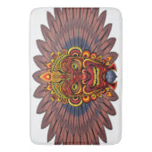 部族の戦士の王の儀式のマスク バスマット (正面縦)