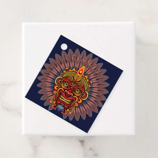 部族の戦士の王の儀式のマスク フェイバータグ (インサイチュ)