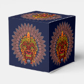 部族の戦士の王の儀式のマスク フェイバーボックス (裏面サイド)