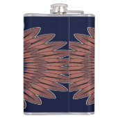 部族の戦士の王の儀式のマスク フラスク (裏面)