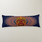 部族の戦士の王の儀式のマスク ボディピロー (裏面)