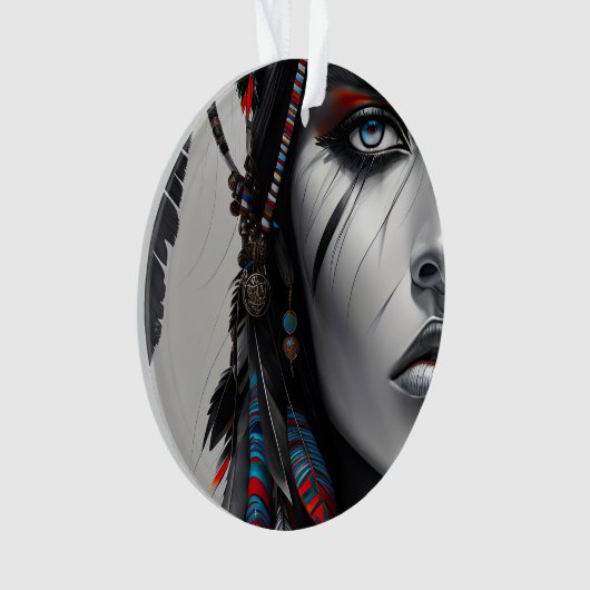 部族の戦士 オーナメント (正面)