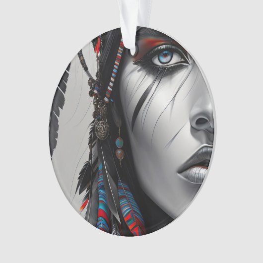 部族の戦士 オーナメント (正面)