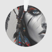 部族の戦士 オーナメント (正面)