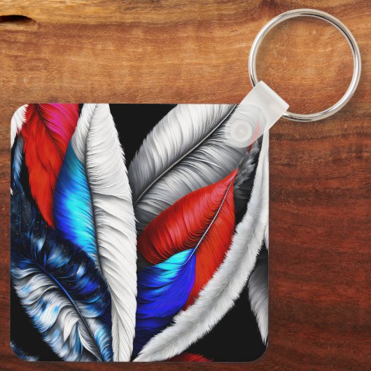 部族の戦士 キーホルダー (裏面)