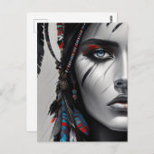 部族の戦士 ポストカード (正面/裏面)