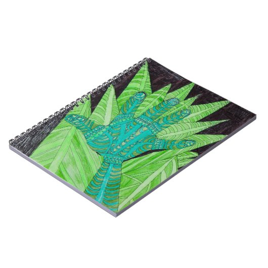 部族の手 ノートブック (左側)