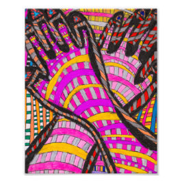 部族の指紋プリント フォトプリント           