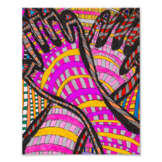 部族の指紋プリント フォトプリント           