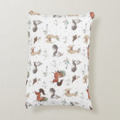 部族の森林の動物テペイの羽の矢 アクセントクッション (裏面(縦))