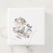 部族の森林動物の赤ちゃんシャワー感謝の女の子 フェイバータグ (インサイチュ)