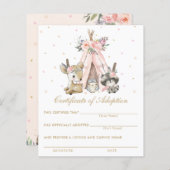 部族の森林動物飼養証明書 (正面/裏面)