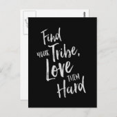 部族の検索 – カー感動的ド ポストカード (正面/裏面)