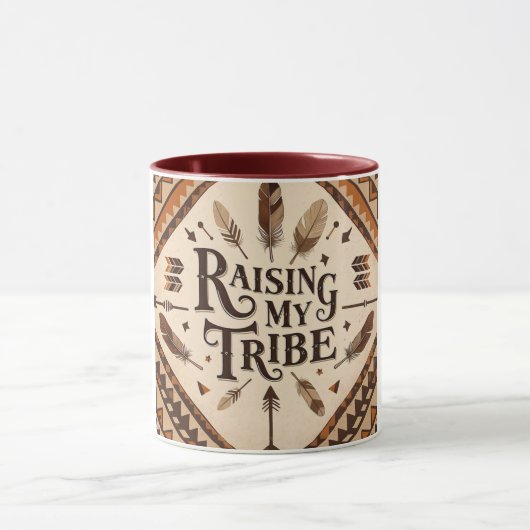 部族の母の日を育てる マグカップ (中央)