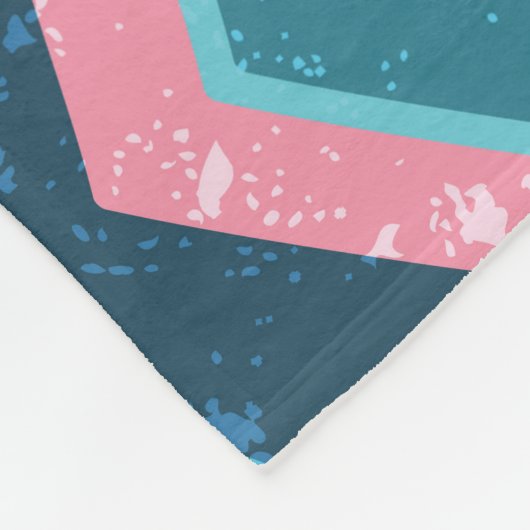 部族の民族的なシームレスなパターン フリースブランケット (角)