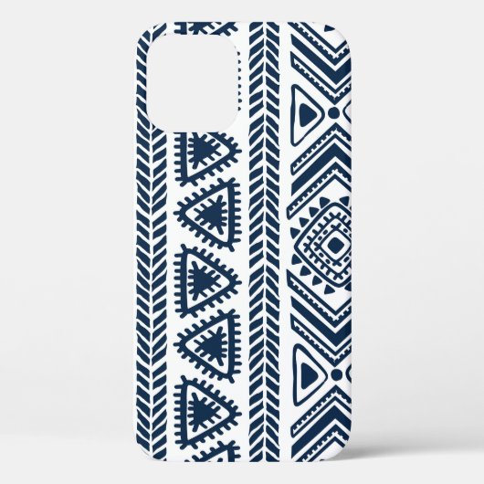 部族の民族:ヴィンテージシームレスなパターン。 Case-Mate iPhoneケース (裏面)