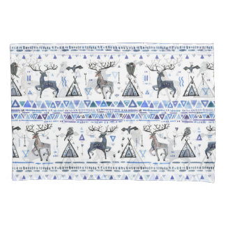 部族の民族、動物の夢のキャッチャー、シームレス。 枕カバー