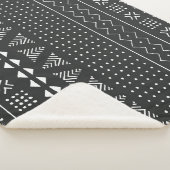 部族の民族:白黒パターン。 シェルパブランケット (3/4)