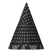 部族の民族：白黒パターン。 パーティーハット (左)