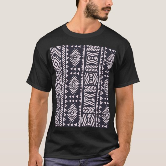 部族の民族、5番目のシームレスなパターン。 Tシャツ (正面)