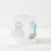 部族の海 フロストグラスマグカップ (正面左)