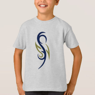 部族の炎シンボル ボーイズTシャツ Tシャツ