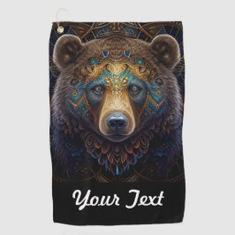 部族の熊 ゴルフタオル