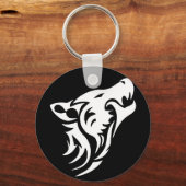 部族の狼 キーホルダー (正面)