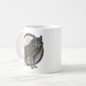 部族の狼 コーヒーマグカップ (正面左)
